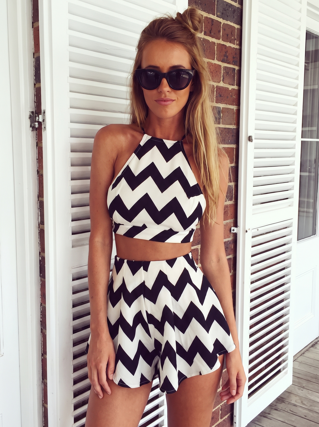 Women´s Striped Summer Set