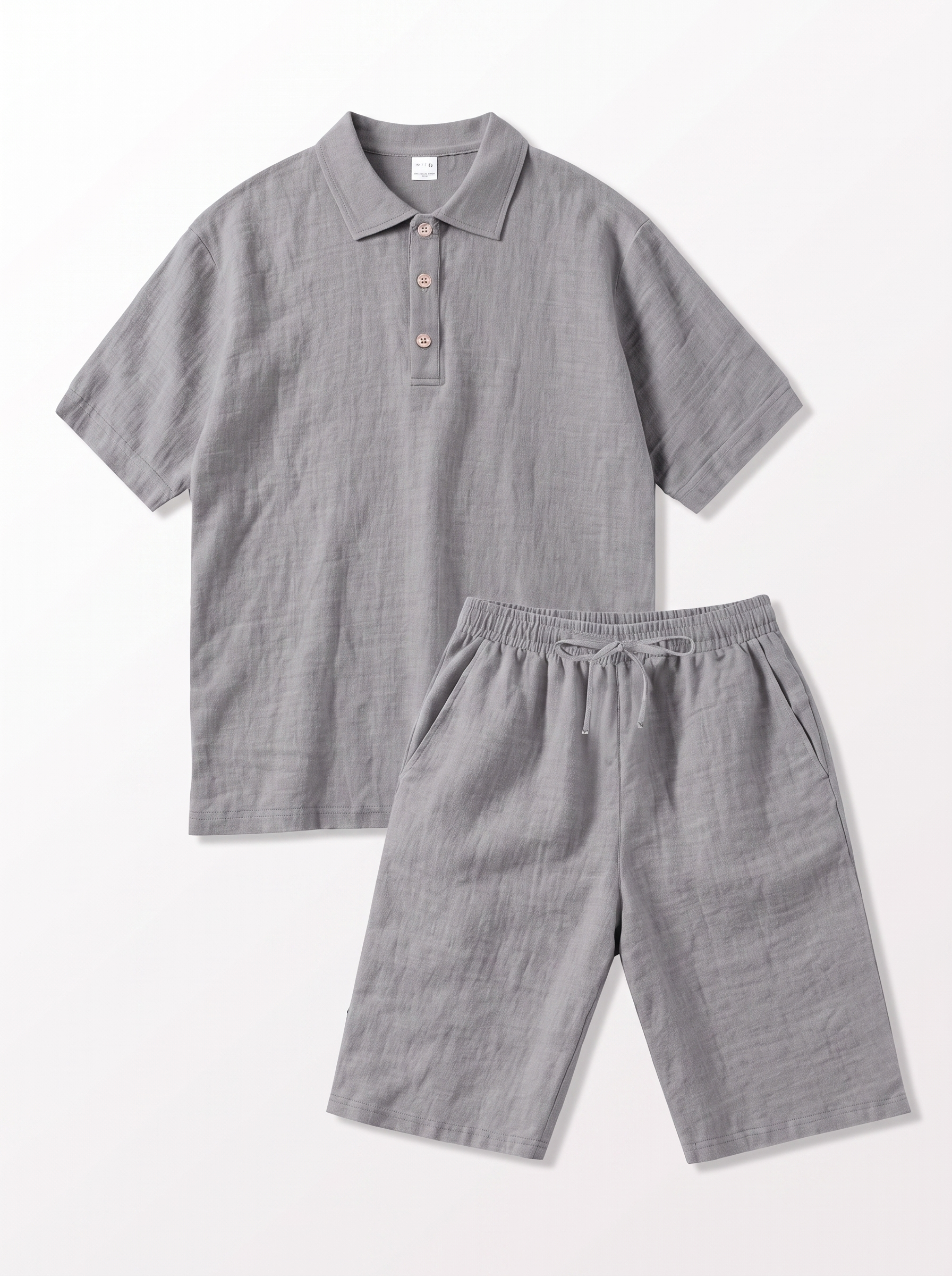 Men's Linen Short Sleeve Summer Set