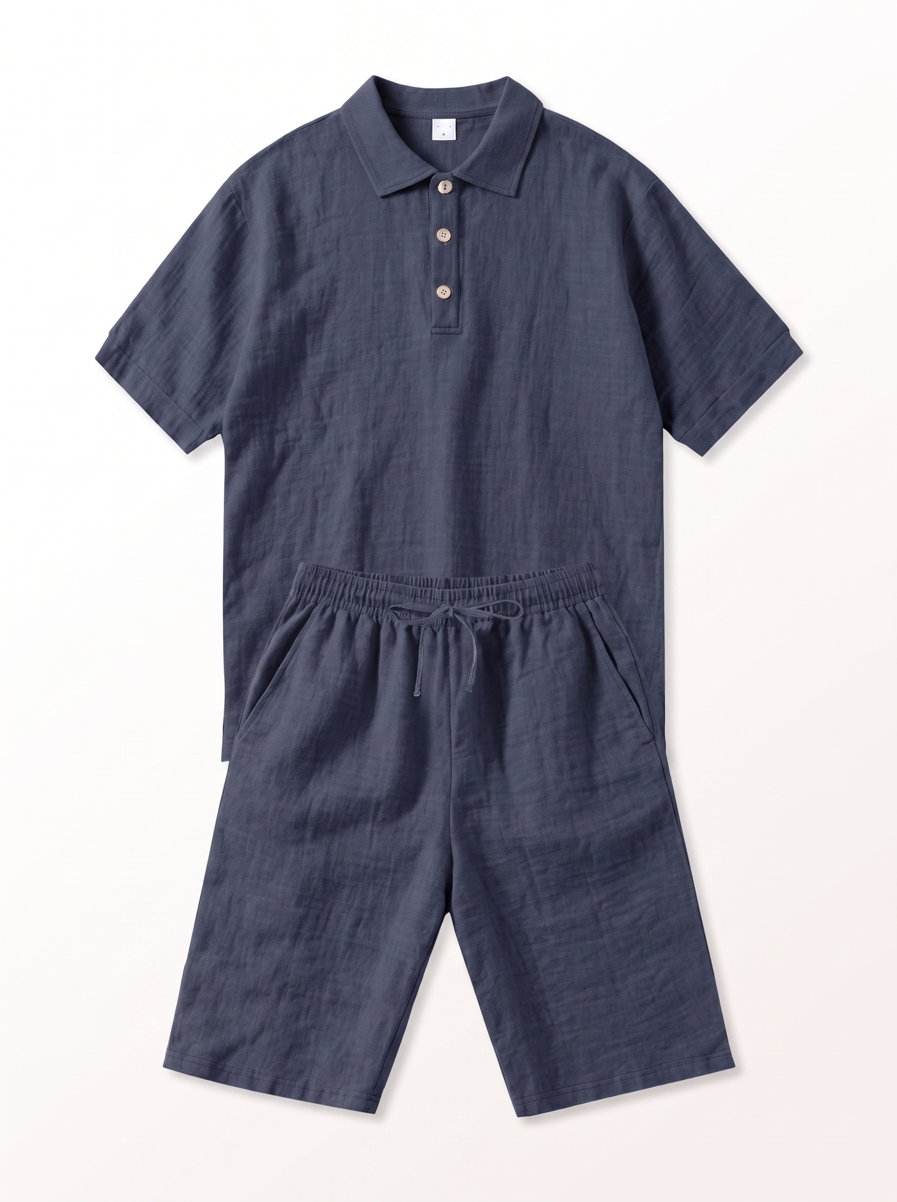 Men's Linen Short Sleeve Summer Set