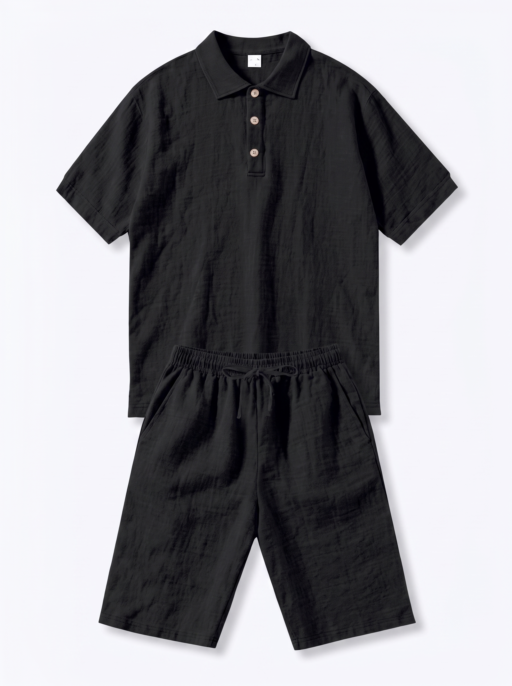 Men's Linen Short Sleeve Summer Set