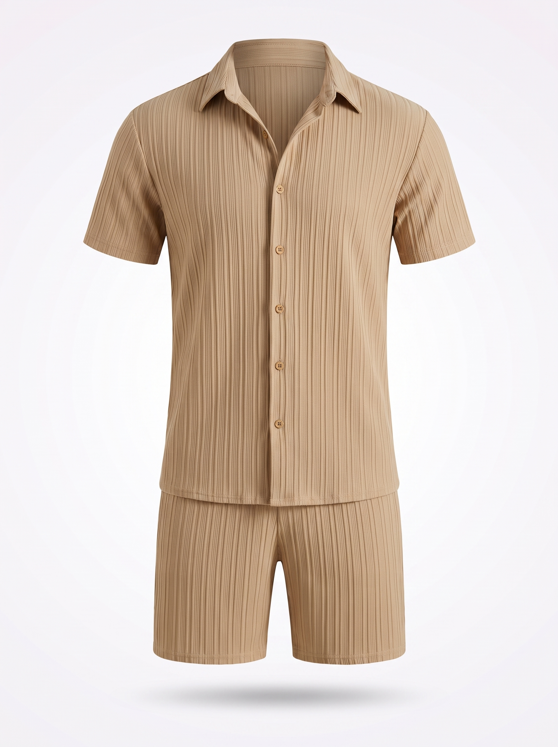 Men's Summer Casual Shirt & Shorts Set