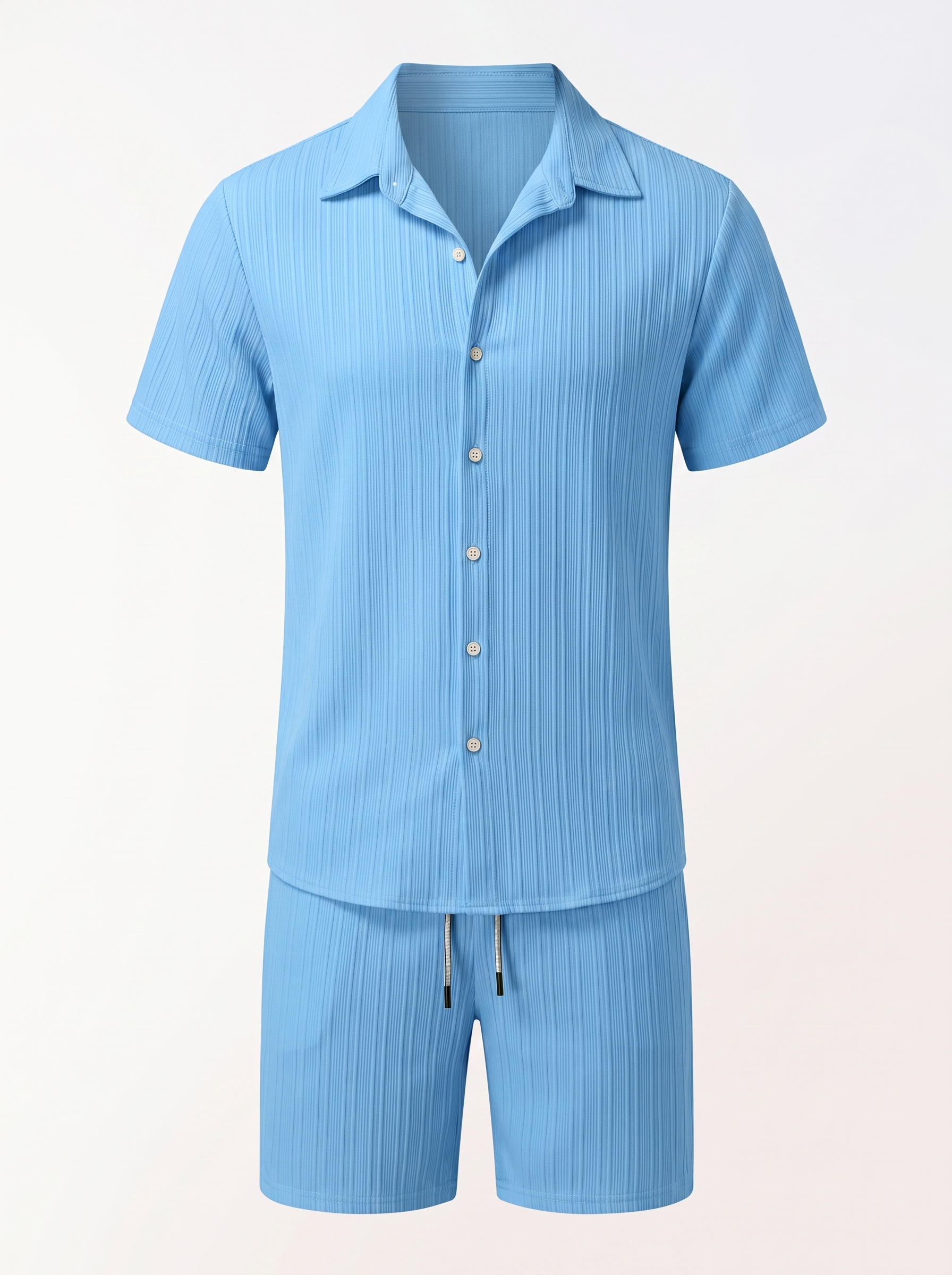 Men's Summer Casual Shirt & Shorts Set
