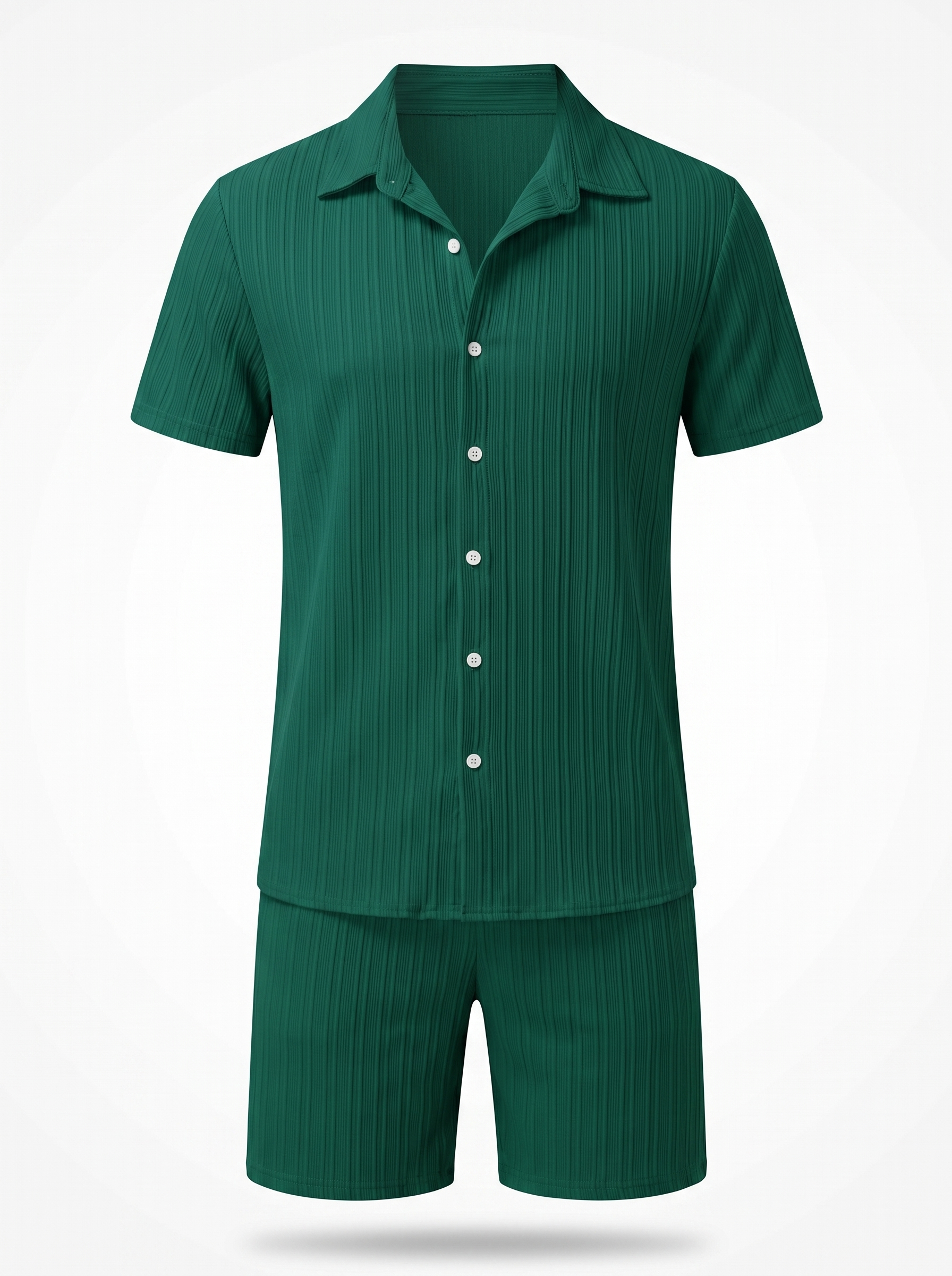 Men's Summer Casual Shirt & Shorts Set