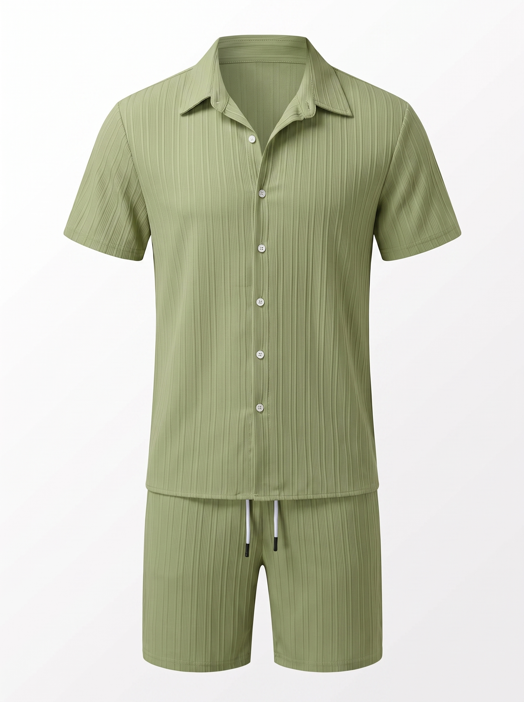 Men's Summer Casual Shirt & Shorts Set