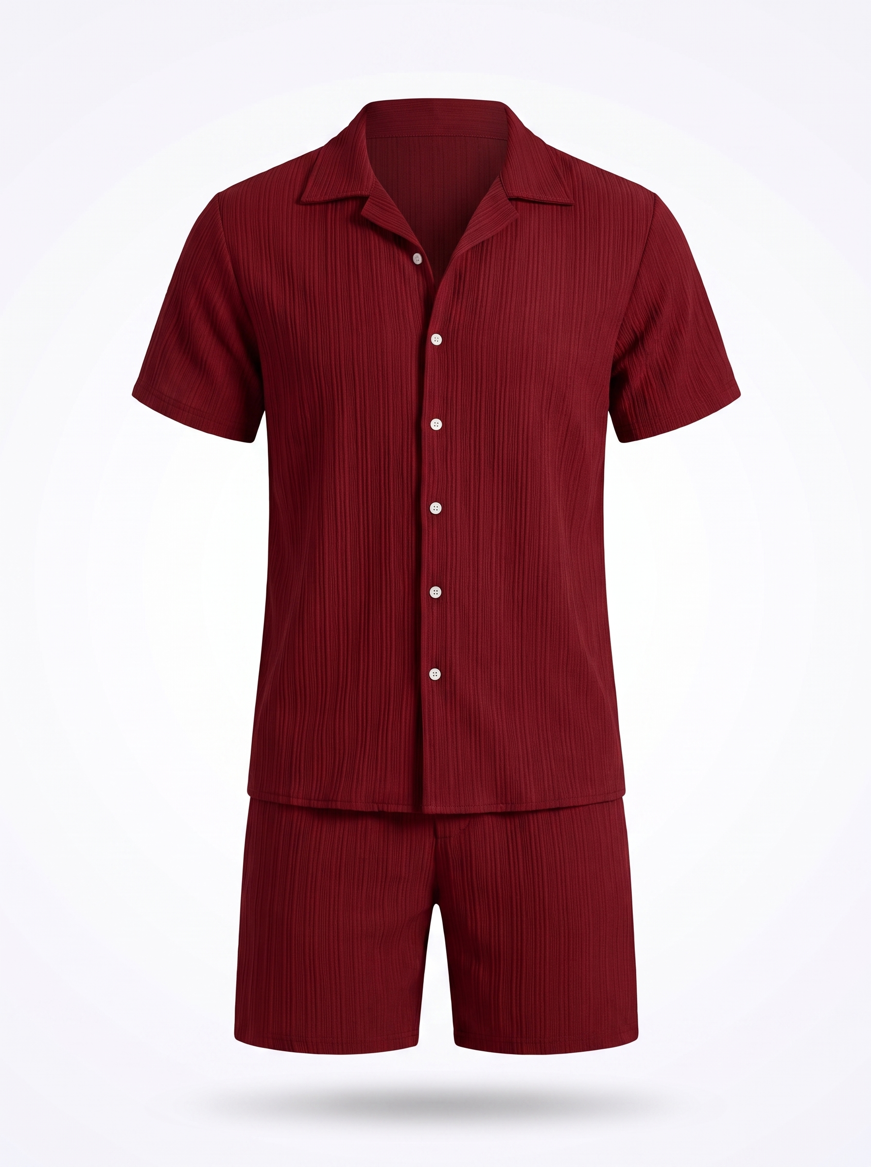 Men's Summer Casual Shirt & Shorts Set
