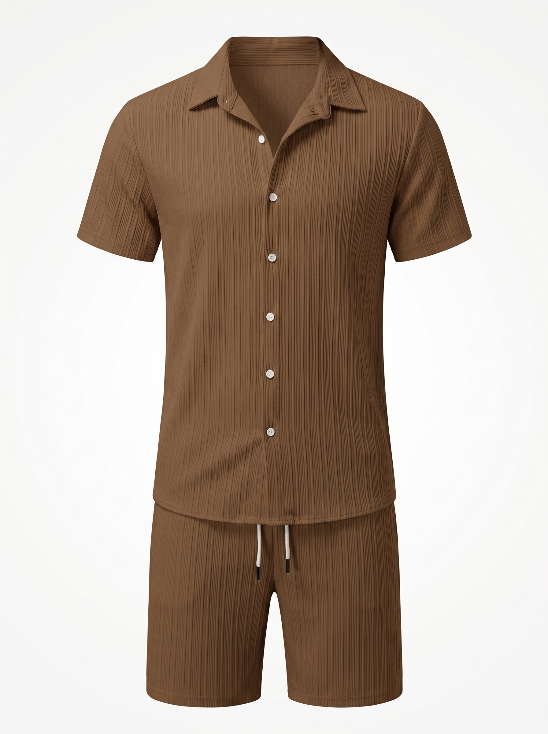 Men's Summer Casual Shirt & Shorts Set