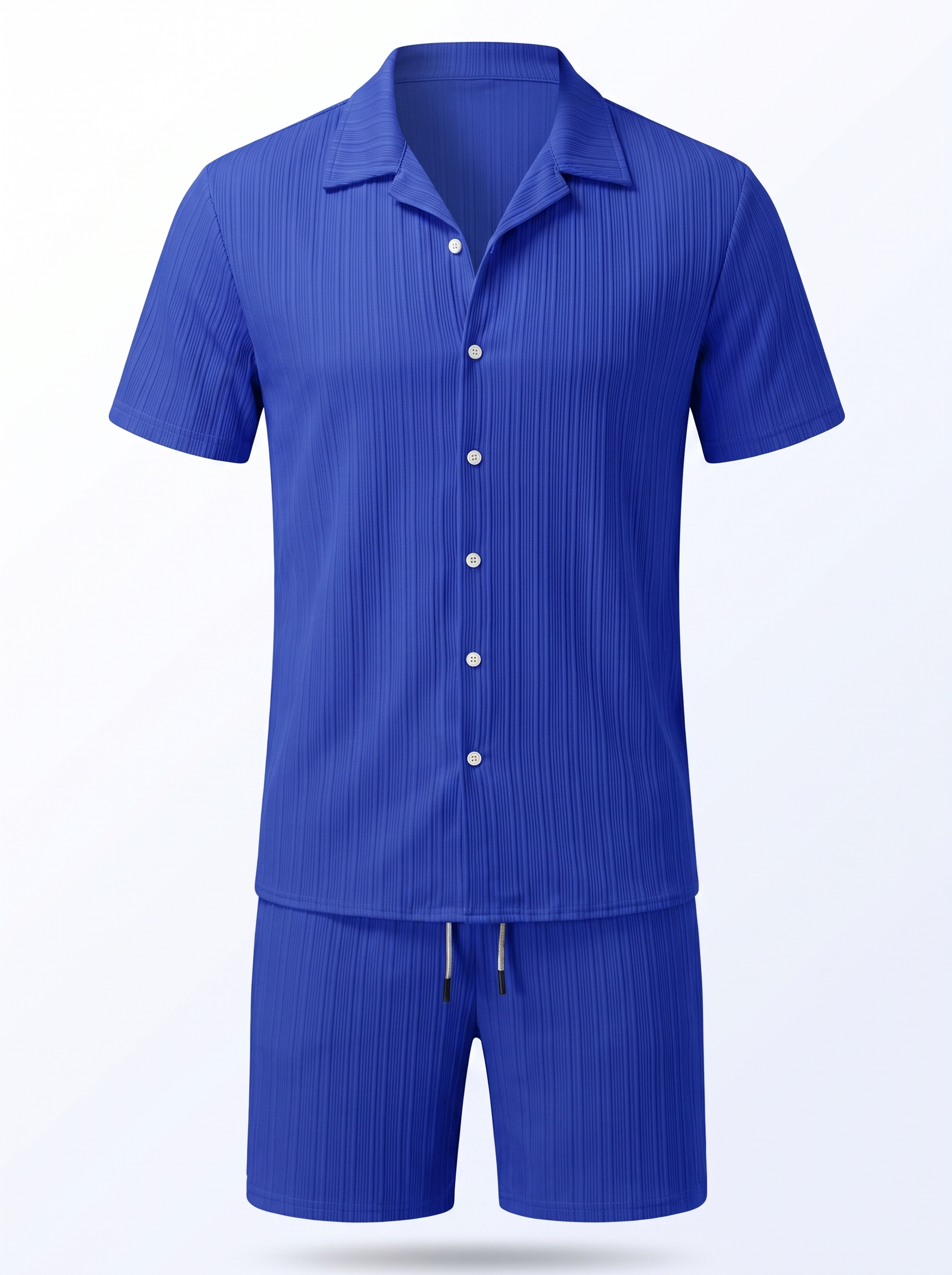 Men's Summer Casual Shirt & Shorts Set