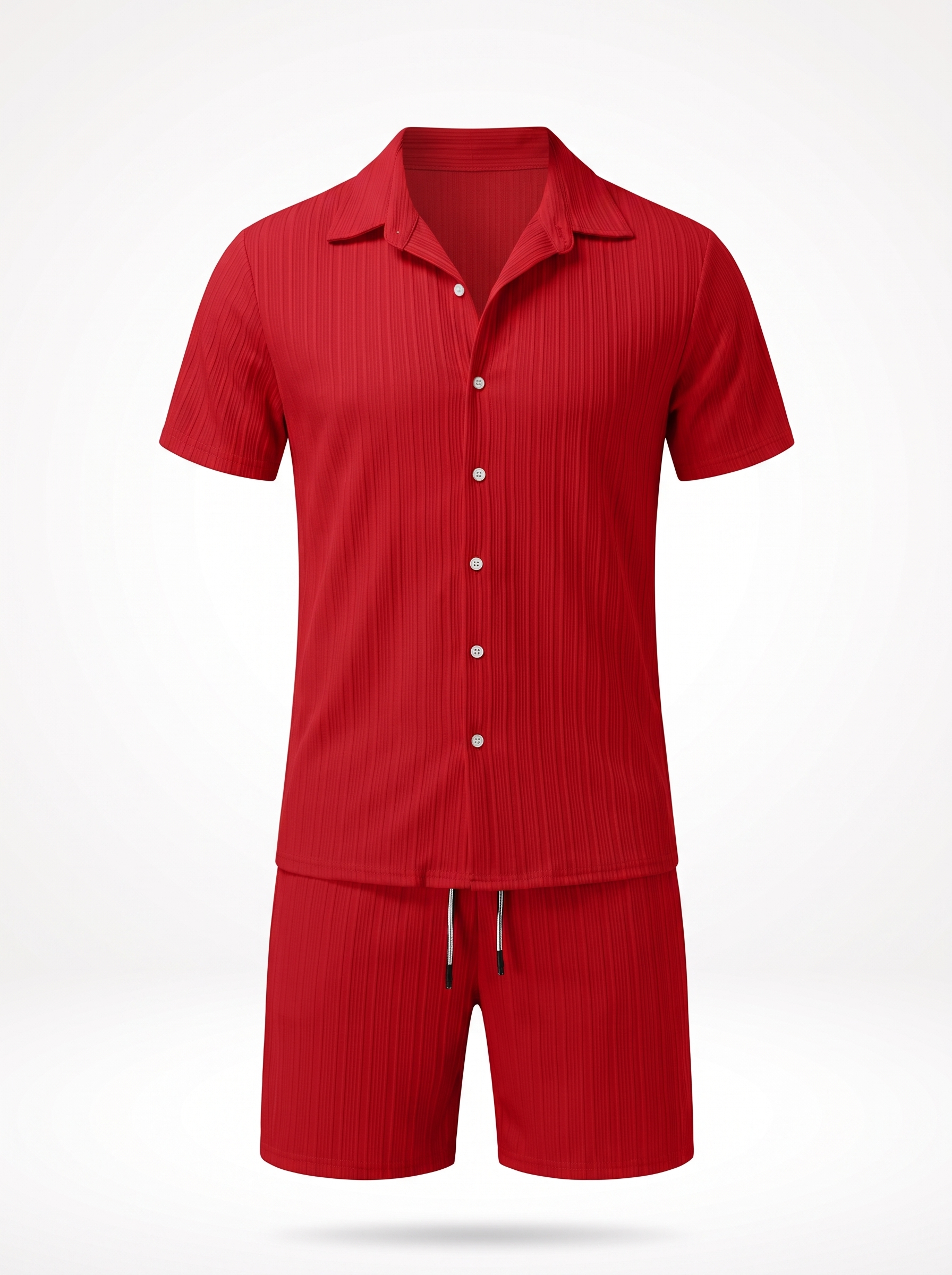 Men's Summer Casual Shirt & Shorts Set