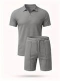 Men's Two-Piece Waffle Summer Set