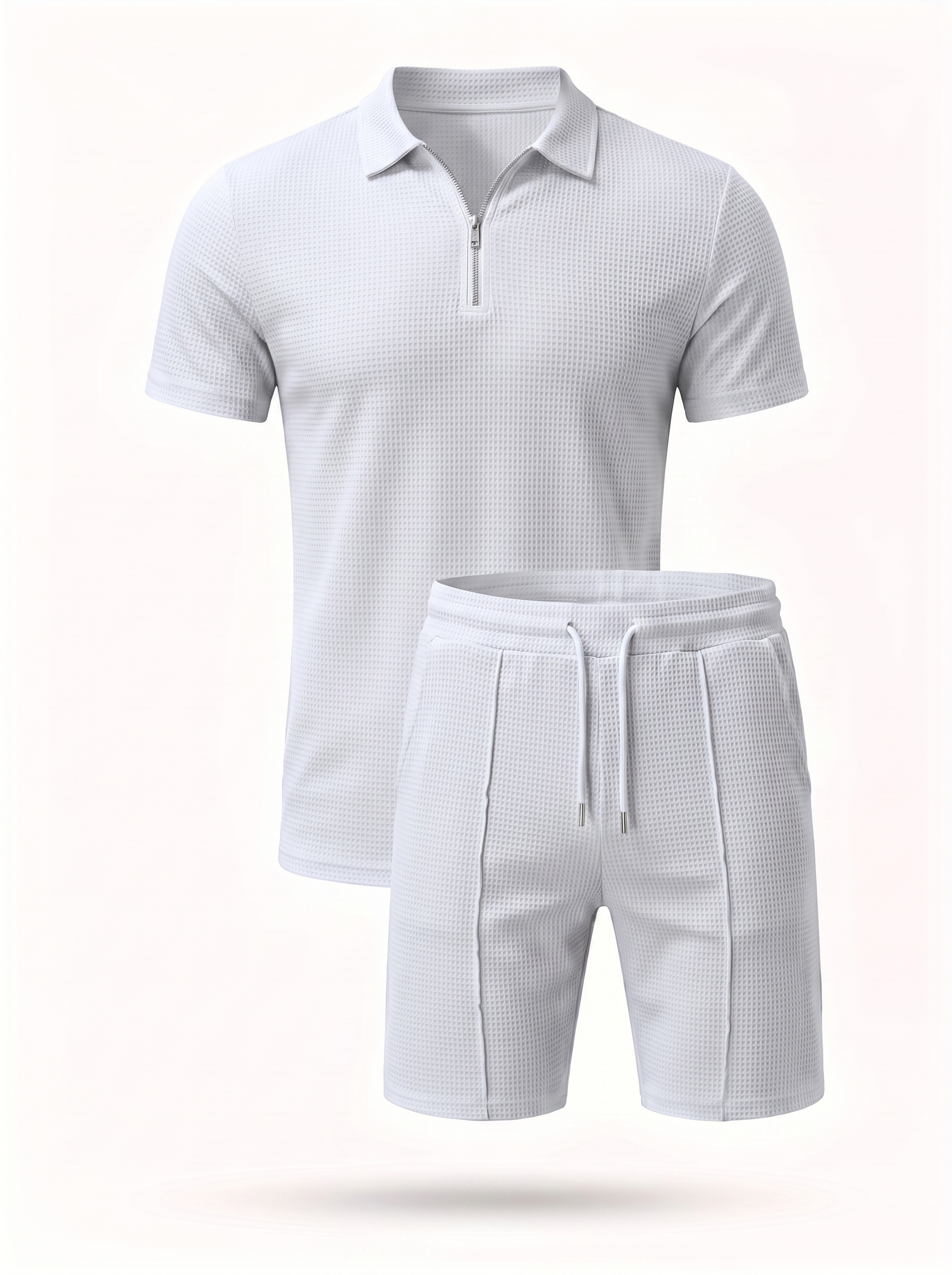 Men's Two-Piece Waffle Summer Set