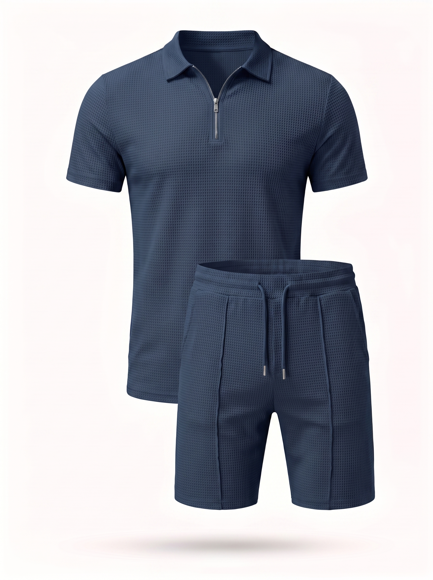 Men's Two-Piece Waffle Summer Set