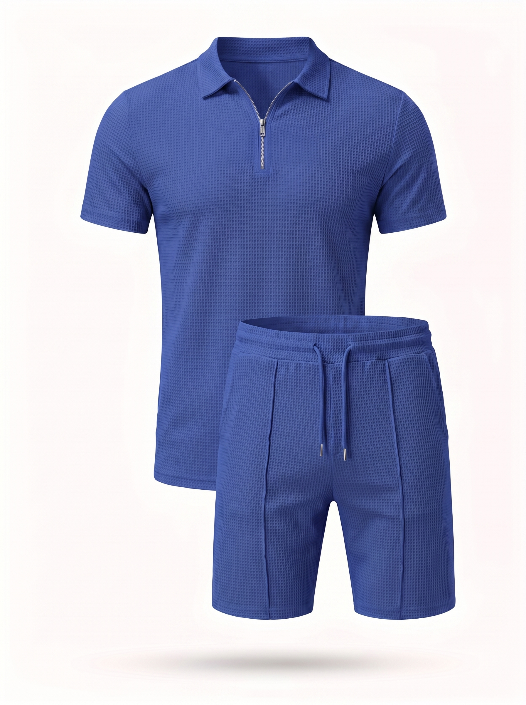 Men's Two-Piece Waffle Summer Set
