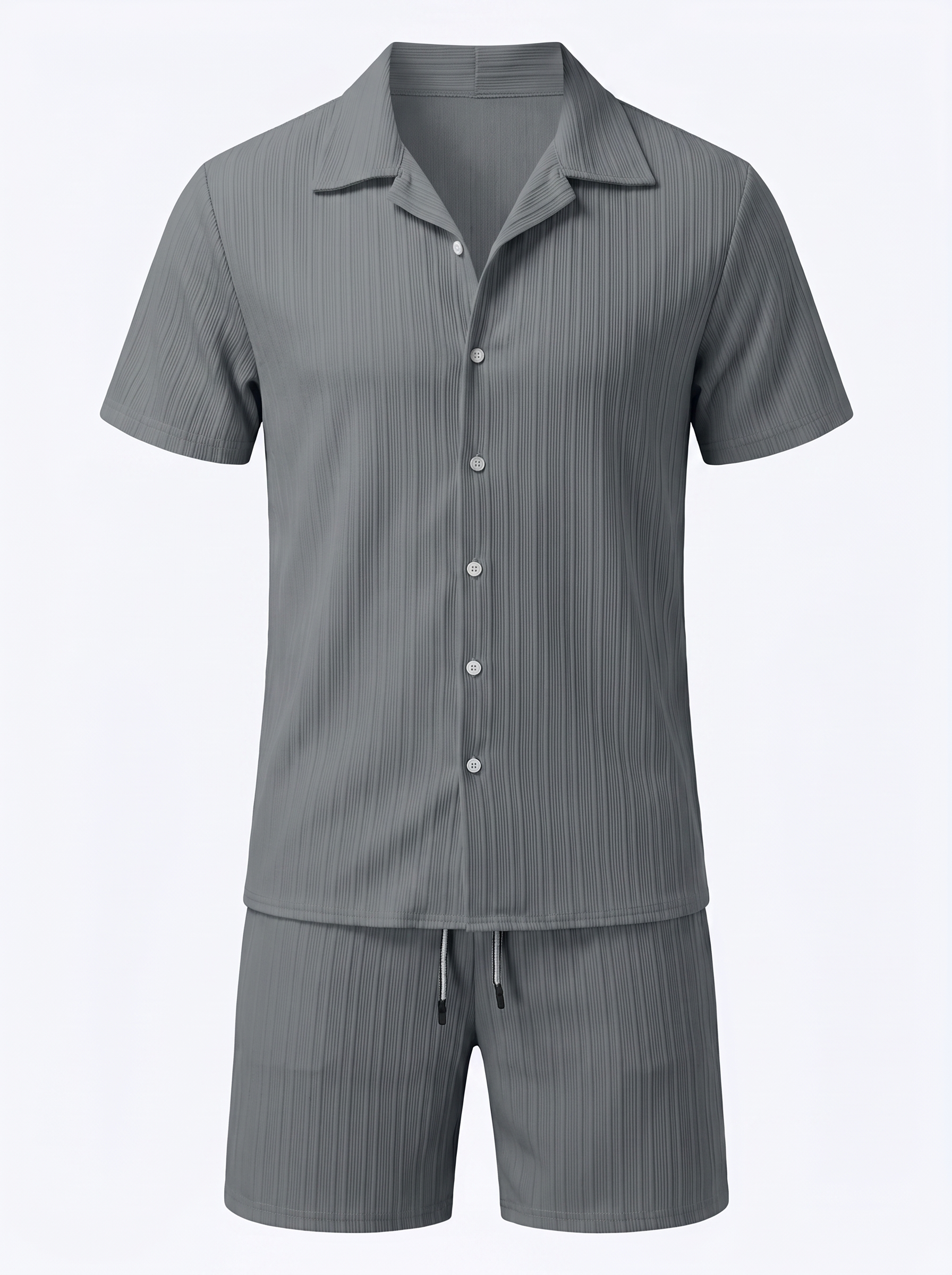 Men's Summer Casual Shirt & Shorts Set